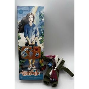 Lammily Traveler Doll 11" 1st Ed Clothes Shoes 2014‎ Realistic Body Articulated